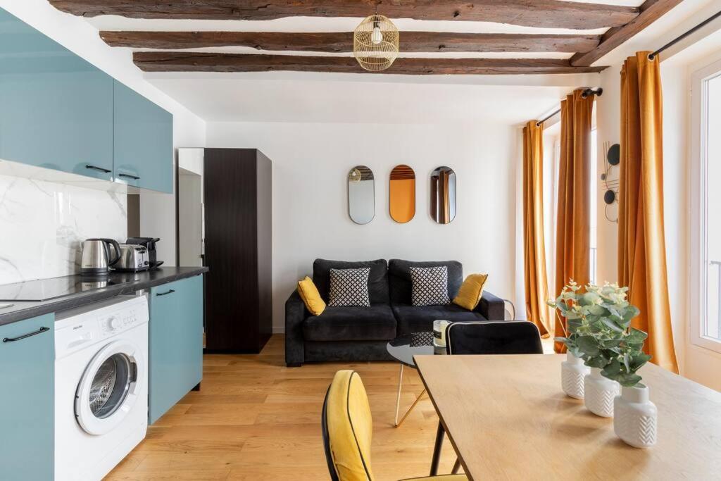Grands Boulevards 22 : Appartement Cosy 1Br-4P Parigi Esterno foto