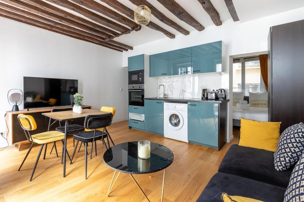 Grands Boulevards 22 : Appartement Cosy 1Br-4P Parigi Esterno foto